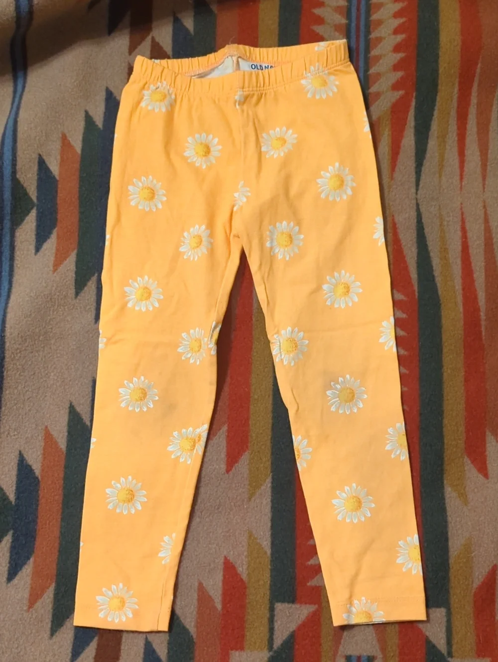 Old Navy Girls Leggings, Bright Prints, 4T